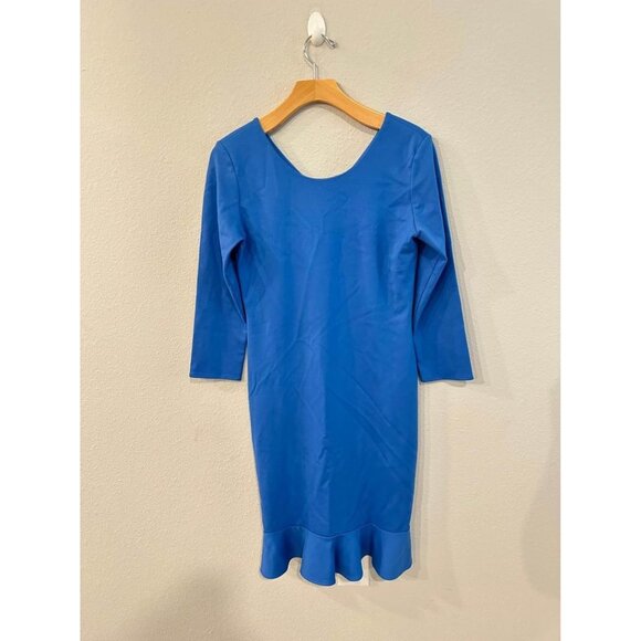 Amanda Uprichard Stretch Shoshanna Maternity Longsleeve Dress Sz M - Picture 2 of 5